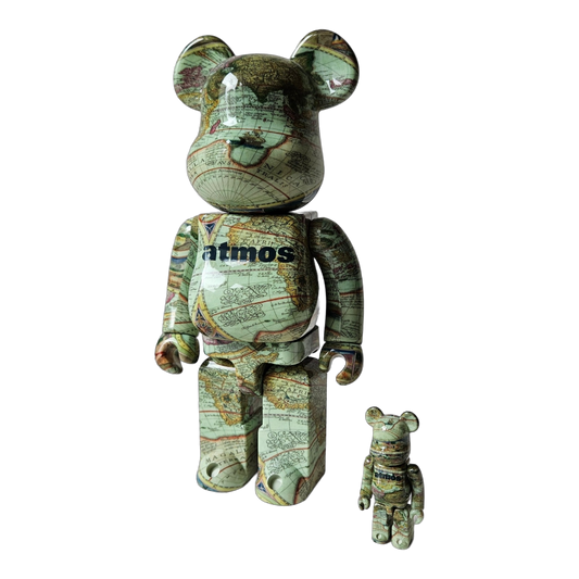 BE@RBRICK atmos AGED MAP (100%+400%)
