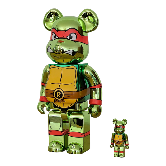 BE@RBRICK Raphael Chrome Version [Teenage Mutant Ninja Turtles] (100%+400%)