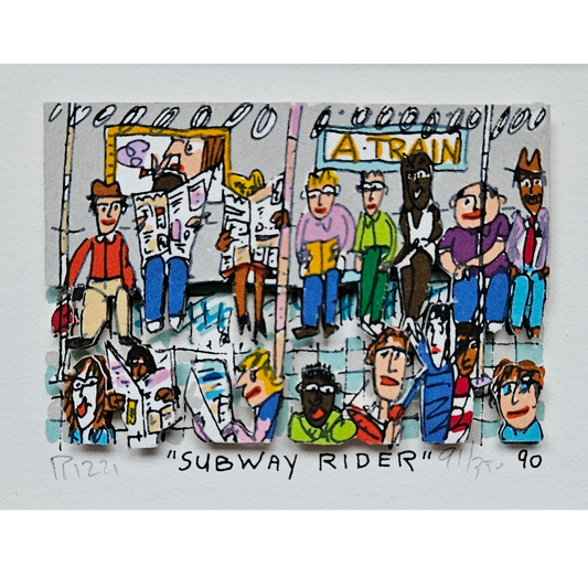 James Rizzi - Subway Rider (1990)