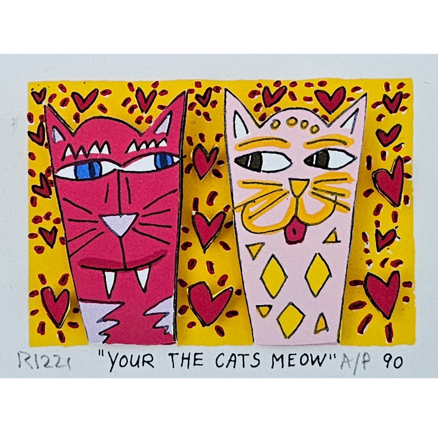 James Rizzi - Votre miaou des chats (1990)