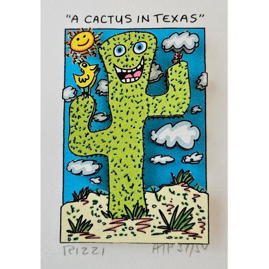 James Rizzi - A Cactus in Texas (2017)