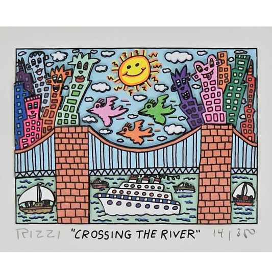 James Rizzi - Crossing the River (2015)