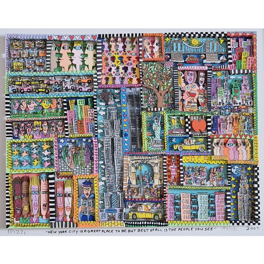 James Rizzi - New York City Is a Great Place to Be, but Best of All Is the People You See (2007)