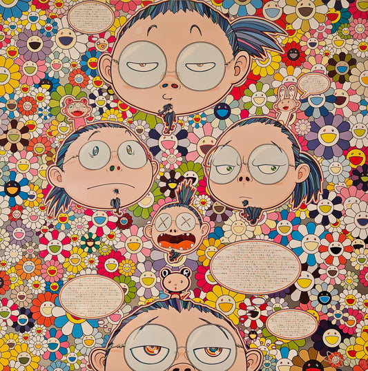 Takashi Murakami - Self-Portrait of the Manifold Worries of a Manifoldly Distressed Artist (2016)
