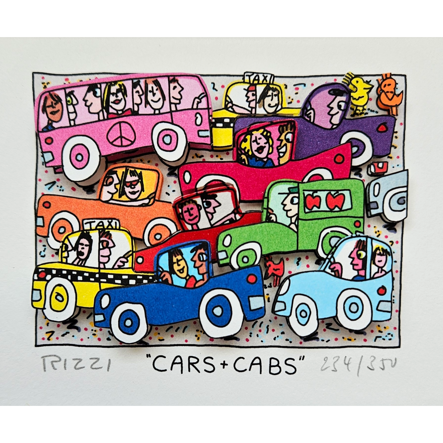 James Rizzi - Cars + Cabs (2013)