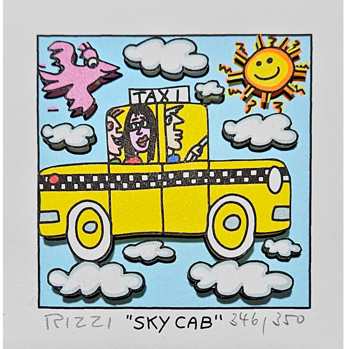 James Rizzi - Sky Cab (2019) – Zaiser Art