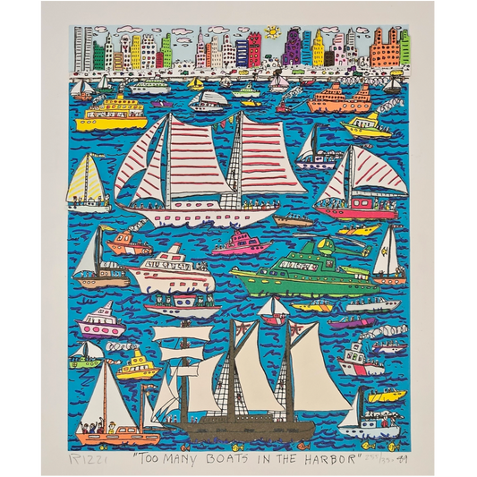 James Rizzi - Too Many Boats in the Harbour (1989)