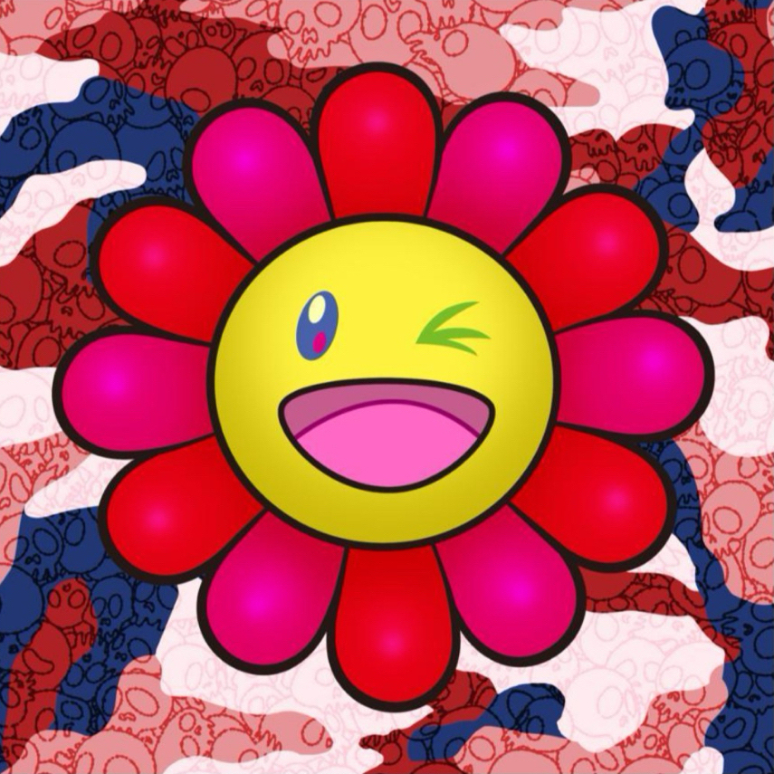 Takashi Murakami - Murakami.Fleur #4441 Warhol Camouflage (2024)