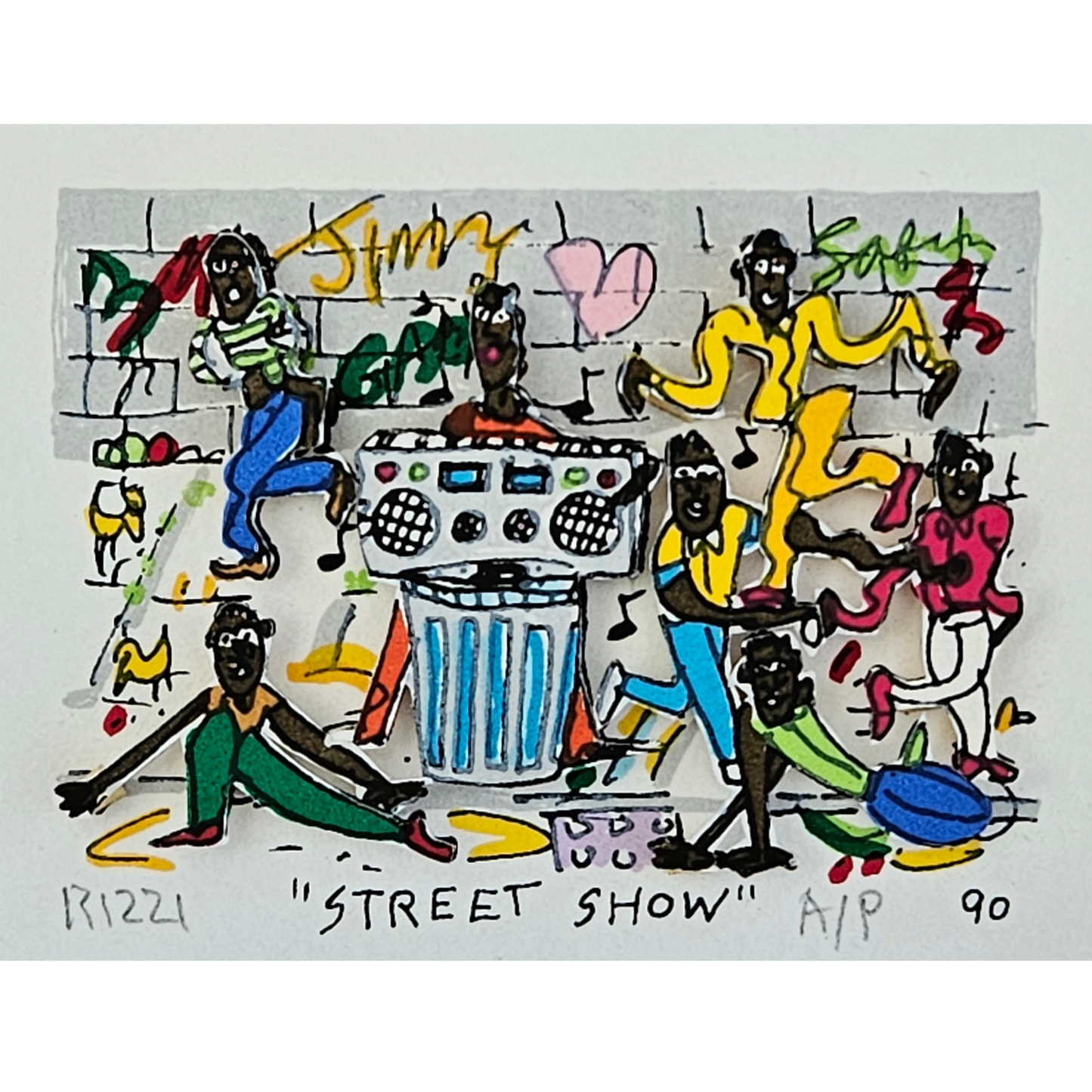 James Rizzi - Spectacle de rue (1990)