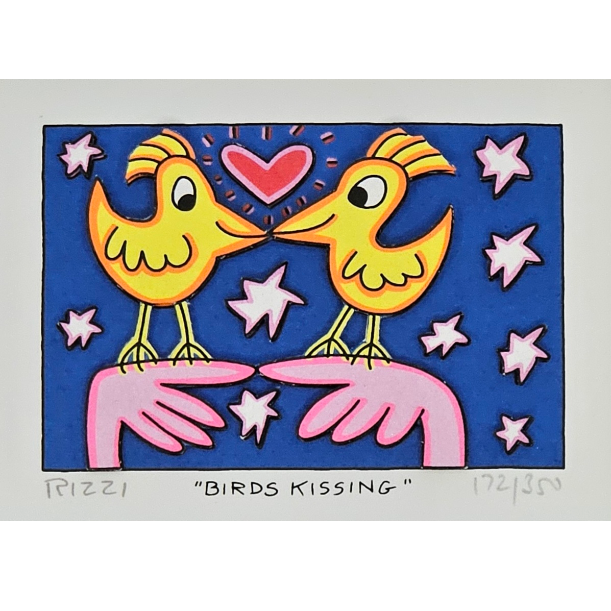 James Rizzi - Birds Kissing (2016)