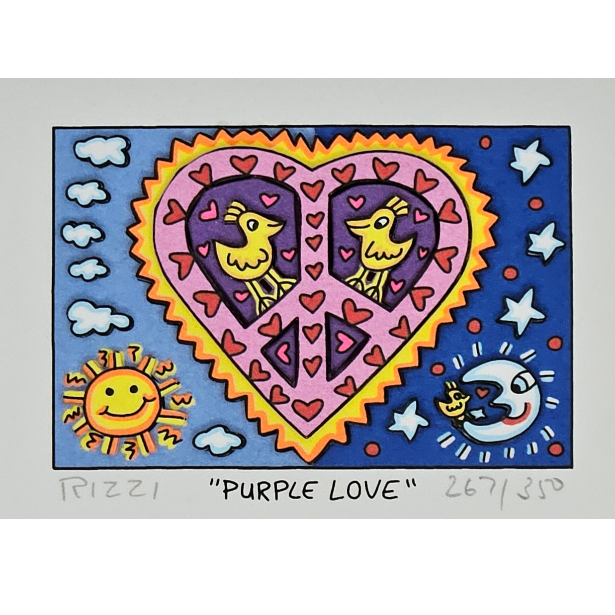 James Rizzi - Purple Love (2019)