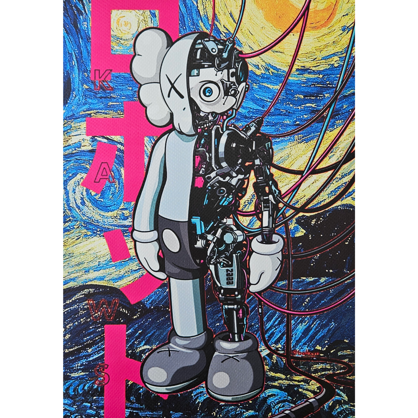 DEATH NYC - KAWS Dissected Companion - Van Gogh Starry Night (2022)