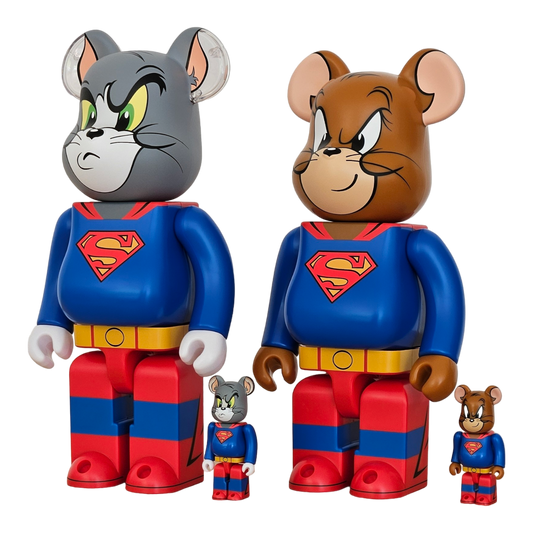BE@RBRICK TOM AND JERRY as Superman (100%+400%)