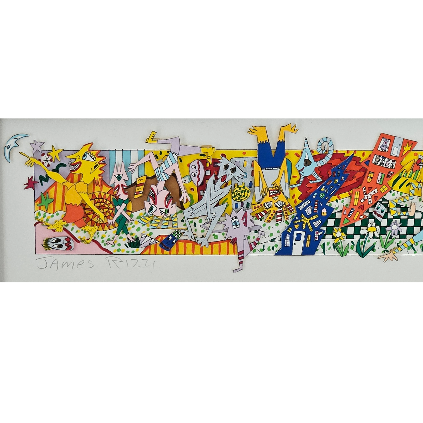 James Rizzi - Once Upon A Time In A Land Of Make Believe (1992) - Serielles UNIKAT