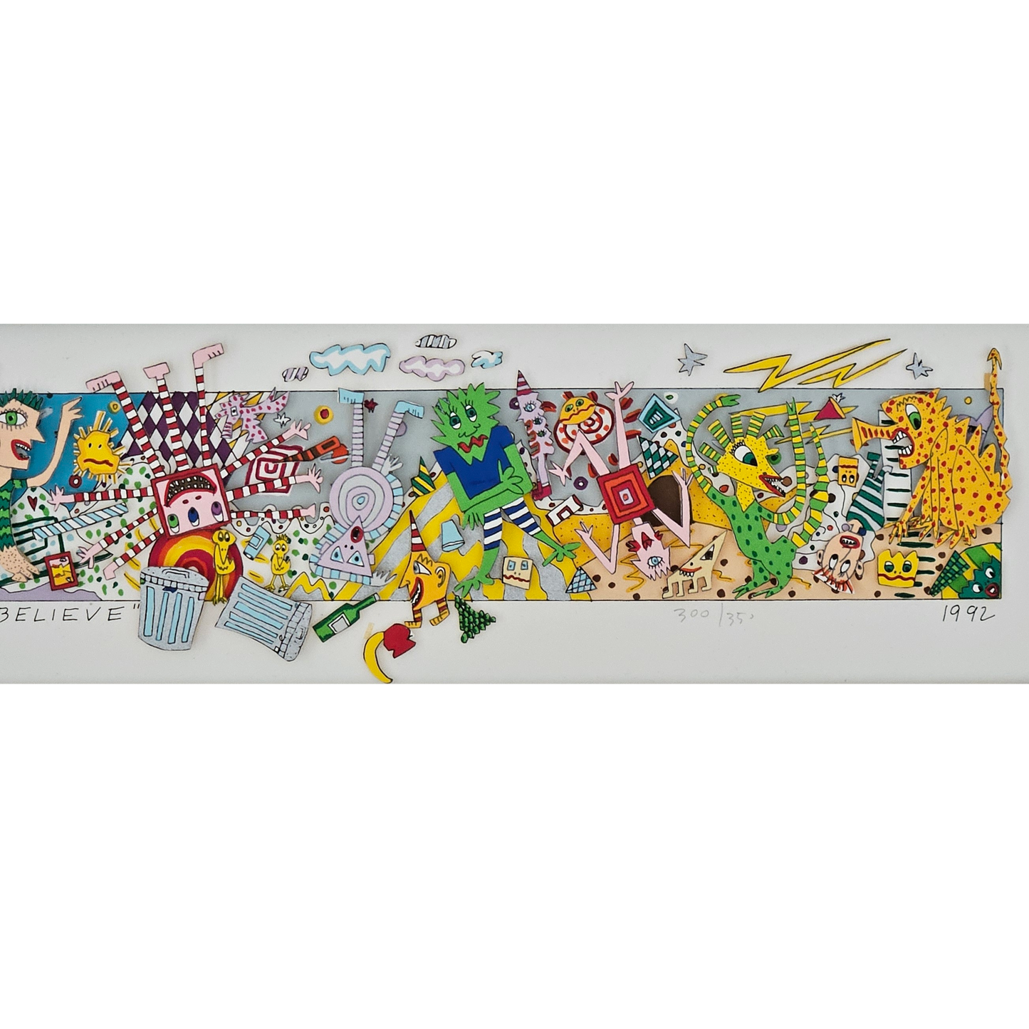 James Rizzi - Once Upon A Time In A Land Of Make Believe (1992) - Serielles UNIKAT