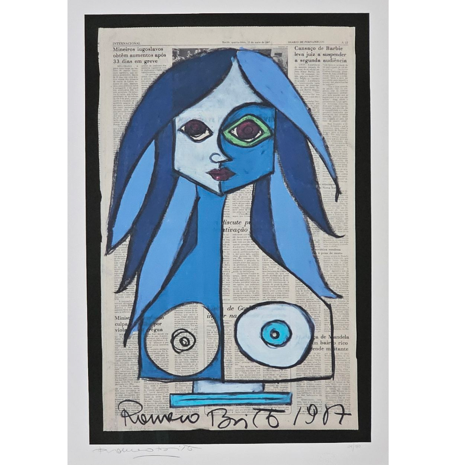 Romero Britto "Deep Blue" (2014) – Motiv