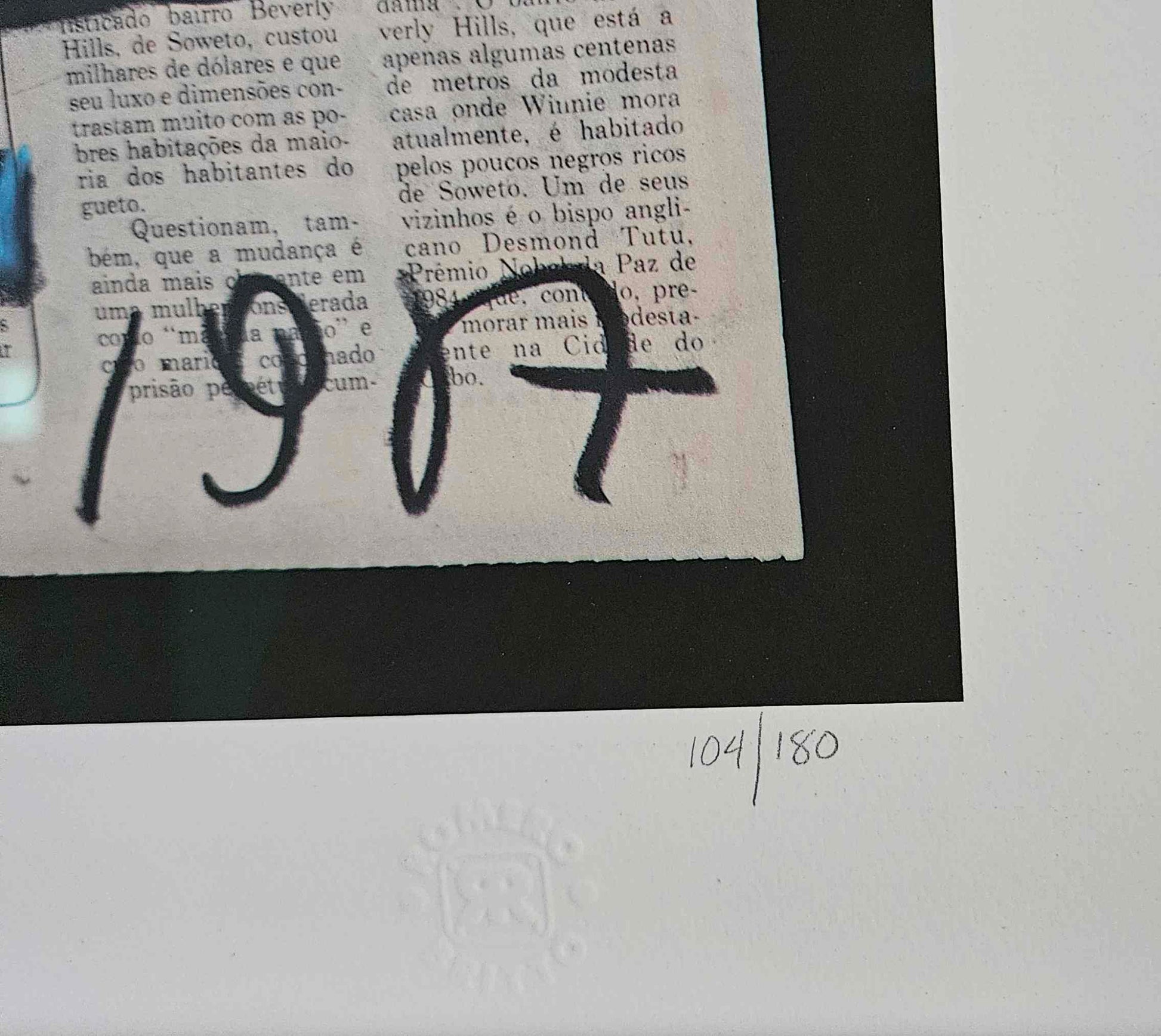 Romero Britto "Deep Blue" (2014) – Nummer und Trockenstempel